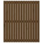 vidaXL Wand-Kopfteil Honigbraun 95,5x3x110 cm Massivholz Kiefer