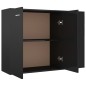 vidaXL Sideboard Hochglanz-Schwarz 105x30x75 cm Holzwerkstoff vidaXL Sideboard Hochglanz-Schwarz 105x30x75 cm Holzwerkstoff