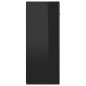 vidaXL Sideboard Hochglanz-Schwarz 105x30x75 cm Holzwerkstoff vidaXL Sideboard Hochglanz-Schwarz 105x30x75 cm Holzwerkstoff