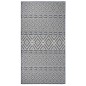 vidaXL Outdoor-Teppich Flachgewebe 80x150 cm Blau Gestreift vidaXL Outdoor-Teppich Flachgewebe 80x150 cm Blau Gestreift