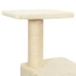 vidaXL Kratzbaum mit Sisal-Kratzsäulen Creme 119 cm vidaXL Kratzbaum mit Sisal-Kratzsäulen Creme 119 cm