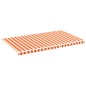 vidaXL Markisenbespannung Gelb und Orange 6x3,5 m vidaXL Markisenbespannung Gelb und Orange 6x3,5 m