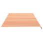 vidaXL Markisenbespannung Gelb und Orange 6x3,5 m vidaXL Markisenbespannung Gelb und Orange 6x3,5 m
