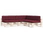 Palettensofa-Auflagen 7 Stk. Weinrot Palettensofa-Auflagen 7 Stk. Weinrot