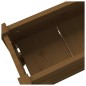 vidaXL Pflanzkübel Honigbraun 112x25x66 cm Massivholz Kiefer vidaXL Pflanzkübel Honigbraun 112x25x66 cm Massivholz Kiefer