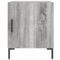 vidaXL Nachttisch Grau Sonoma 40x40x50 cm Holzwerkstoff vidaXL Nachttisch Grau Sonoma 40x40x50 cm Holzwerkstoff