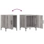 vidaXL Nachttisch Grau Sonoma 40x40x50 cm Holzwerkstoff vidaXL Nachttisch Grau Sonoma 40x40x50 cm Holzwerkstoff