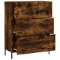 vidaXL Sideboard Räuchereiche 69,5x34x90 cm Holzwerkstoff vidaXL Sideboard Räuchereiche 69,5x34x90 cm Holzwerkstoff