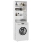vidaXL Waschmaschinenschrank Hochglanz-Weiß 64x24x190 cm vidaXL Waschmaschinenschrank Hochglanz-Weiß 64x24x190 cm