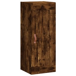 vidaXL Wandschrank Räuchereiche 34,5x34x90 cm Holzwerkstoff
