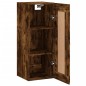 vidaXL Wandschrank Räuchereiche 34,5x34x90 cm Holzwerkstoff vidaXL Wandschrank Räuchereiche 34,5x34x90 cm Holzwerkstoff