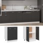 vidaXL Unterschrank Grau 60x46x81,5 cm Holzwerkstoff vidaXL Unterschrank Grau 60x46x81,5 cm Holzwerkstoff