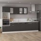 vidaXL Unterschrank Grau 60x46x81,5 cm Holzwerkstoff vidaXL Unterschrank Grau 60x46x81,5 cm Holzwerkstoff
