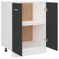 vidaXL Unterschrank Grau 60x46x81,5 cm Holzwerkstoff vidaXL Unterschrank Grau 60x46x81,5 cm Holzwerkstoff