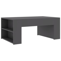 vidaXL Couchtisch Grau 100x60x42 cm Holzwerkstoff