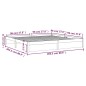 vidaXL Massivholzbett Schwarz 200x200 cm vidaXL Massivholzbett Schwarz 200x200 cm