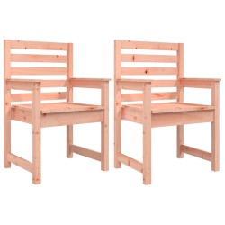 vidaXL Gartenstühle 2 Stk. 60x48x91 cm Massivholz Douglasie