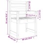 vidaXL Gartenstühle 2 Stk. 60x48x91 cm Massivholz Douglasie vidaXL Gartenstühle 2 Stk. 60x48x91 cm Massivholz Douglasie