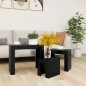 vidaXL Satztische 3-tlg. Schwarz Holzwerkstoff vidaXL Satztische 3-tlg. Schwarz Holzwerkstoff