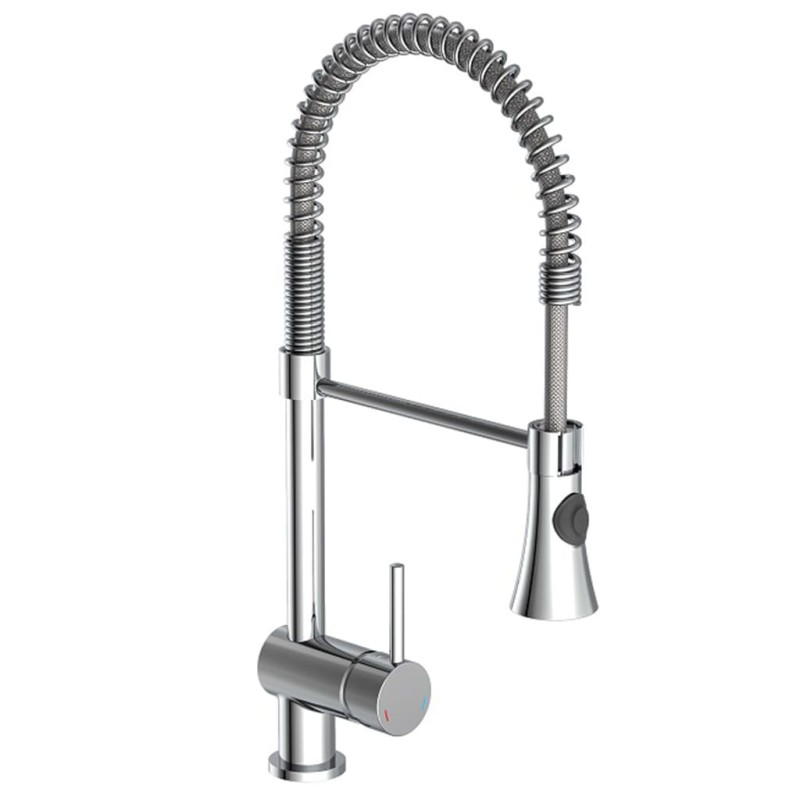 SCHÜTTE Spültischarmatur mit Spiralfeder CORNWALL Niederdruck Chrome SCHÜTTE Spültischarmatur mit Spiralfeder CORNWALL Niederdruck Chrome