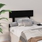 vidaXL Kopfteil Schwarz 103,5x3x81 cm Massivholz Kiefer
