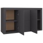 vidaXL Sideboard Grau 120x36x69 cm Holzwerkstoff vidaXL Sideboard Grau 120x36x69 cm Holzwerkstoff