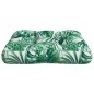 Palettenkissen Blattmuster 58x58x10 cm Stoff Palettenkissen Blattmuster 58x58x10 cm Stoff