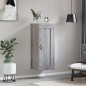 vidaXL Wandschrank Grau Sonoma 34,5x34x90 cm Holzwerkstoff vidaXL Wandschrank Grau Sonoma 34,5x34x90 cm Holzwerkstoff