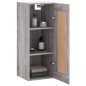vidaXL Wandschrank Grau Sonoma 34,5x34x90 cm Holzwerkstoff vidaXL Wandschrank Grau Sonoma 34,5x34x90 cm Holzwerkstoff