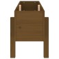 vidaXL Hochbeet Honigbraun 101x30x38 cm Massivholz Kiefer vidaXL Hochbeet Honigbraun 101x30x38 cm Massivholz Kiefer