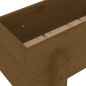 vidaXL Hochbeet Honigbraun 101x30x38 cm Massivholz Kiefer vidaXL Hochbeet Honigbraun 101x30x38 cm Massivholz Kiefer