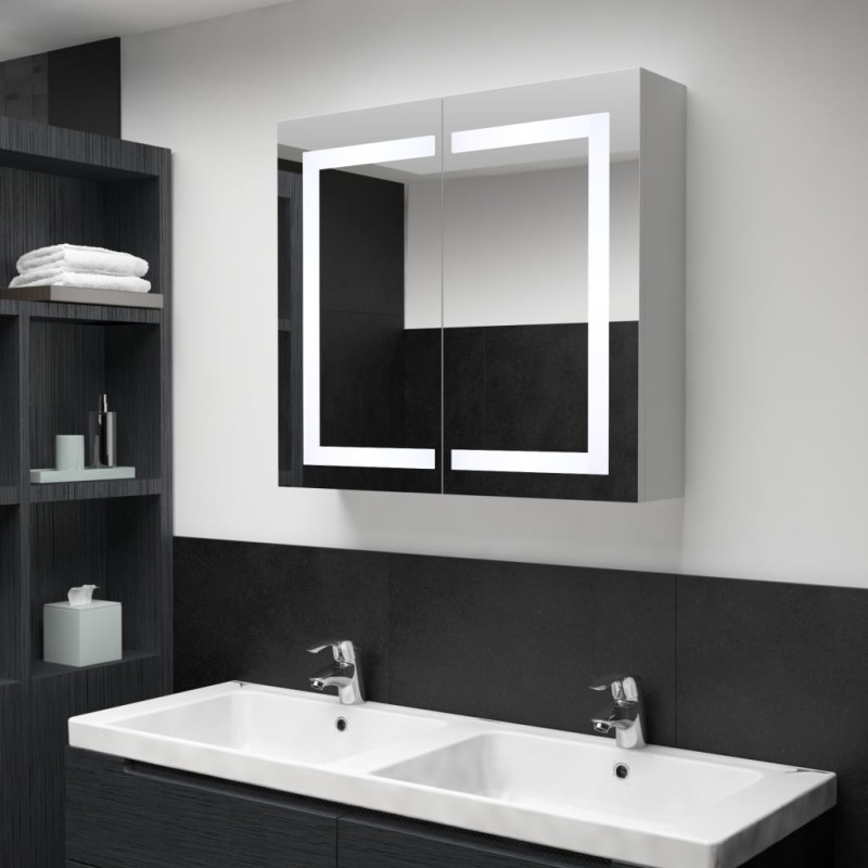 vidaXL LED-Spiegelschrank 80x12,2x68 cm vidaXL LED-Spiegelschrank 80x12,2x68 cm