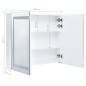 vidaXL LED-Spiegelschrank 80x12,2x68 cm vidaXL LED-Spiegelschrank 80x12,2x68 cm
