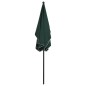 vidaXL Sonnenschirm mit Mast 210x140 cm Grün vidaXL Sonnenschirm mit Mast 210x140 cm Grün