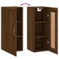 vidaXL Wandschrank Braun Eichen-Optik 34,5x34x90 cm Holzwerkstoff vidaXL Wandschrank Braun Eichen-Optik 34,5x34x90 cm Holzwerkstoff