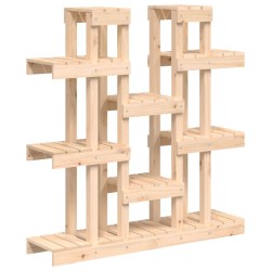 vidaXL Pflanzenständer 104,5x25x109,5 cm Massivholz Kiefer