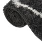 vidaXL Teppich Shaggy Hochflor Creme und Anthrazit 200x290 cm vidaXL Teppich Shaggy Hochflor Creme und Anthrazit 200x290 cm