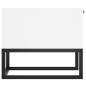 vidaXL Couchtisch Weiß 80x40x35 cm Holzwerkstoff und Eisen vidaXL Couchtisch Weiß 80x40x35 cm Holzwerkstoff und Eisen