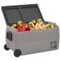 vidaXL Kühlbox mit Rollen und Griff Schwarz & Grau 36 L PP & PE vidaXL Kühlbox mit Rollen und Griff Schwarz & Grau 36 L PP & PE