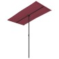 vidaXL Sonnenschirm mit Aluminium-Mast 180 x 110 cm Bordeauxrot vidaXL Sonnenschirm mit Aluminium-Mast 180 x 110 cm Bordeauxrot
