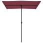 vidaXL Sonnenschirm mit Aluminium-Mast 180 x 110 cm Bordeauxrot vidaXL Sonnenschirm mit Aluminium-Mast 180 x 110 cm Bordeauxrot