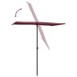 vidaXL Sonnenschirm mit Aluminium-Mast 180 x 110 cm Bordeauxrot vidaXL Sonnenschirm mit Aluminium-Mast 180 x 110 cm Bordeauxrot