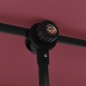 vidaXL Sonnenschirm mit Aluminium-Mast 180 x 110 cm Bordeauxrot vidaXL Sonnenschirm mit Aluminium-Mast 180 x 110 cm Bordeauxrot