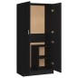 vidaXL Kleiderschrank Schwarz 82,5x51,5x180 cm Holzwerkstoff vidaXL Kleiderschrank Schwarz 82,5x51,5x180 cm Holzwerkstoff