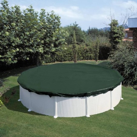 Summer Fun Winter-Poolabdeckung Rund 360 cm PVC Grün