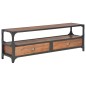 vidaXL TV-Schrank mit 2 Schubladen 120 x 30 x 40 cm Massivholz Kiefer vidaXL TV-Schrank mit 2 Schubladen 120 x 30 x 40 cm Massivholz Kiefer