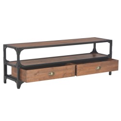 vidaXL TV-Schrank mit 2 Schubladen 120 x 30 x 40 cm Massivholz Kiefer