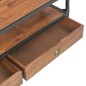 vidaXL TV-Schrank mit 2 Schubladen 120 x 30 x 40 cm Massivholz Kiefer vidaXL TV-Schrank mit 2 Schubladen 120 x 30 x 40 cm Massivholz Kiefer