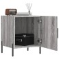 vidaXL Nachttisch Grau Sonoma 40x40x50 cm Holzwerkstoff vidaXL Nachttisch Grau Sonoma 40x40x50 cm Holzwerkstoff