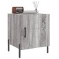 vidaXL Nachttisch Grau Sonoma 40x40x50 cm Holzwerkstoff vidaXL Nachttisch Grau Sonoma 40x40x50 cm Holzwerkstoff